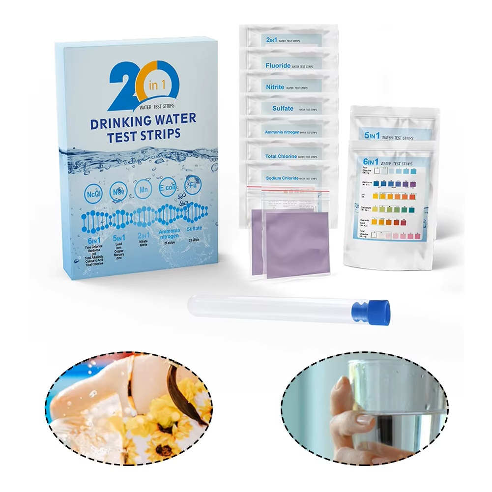 Water Testing Kit - YAGO 20 in 1 Strip Tes