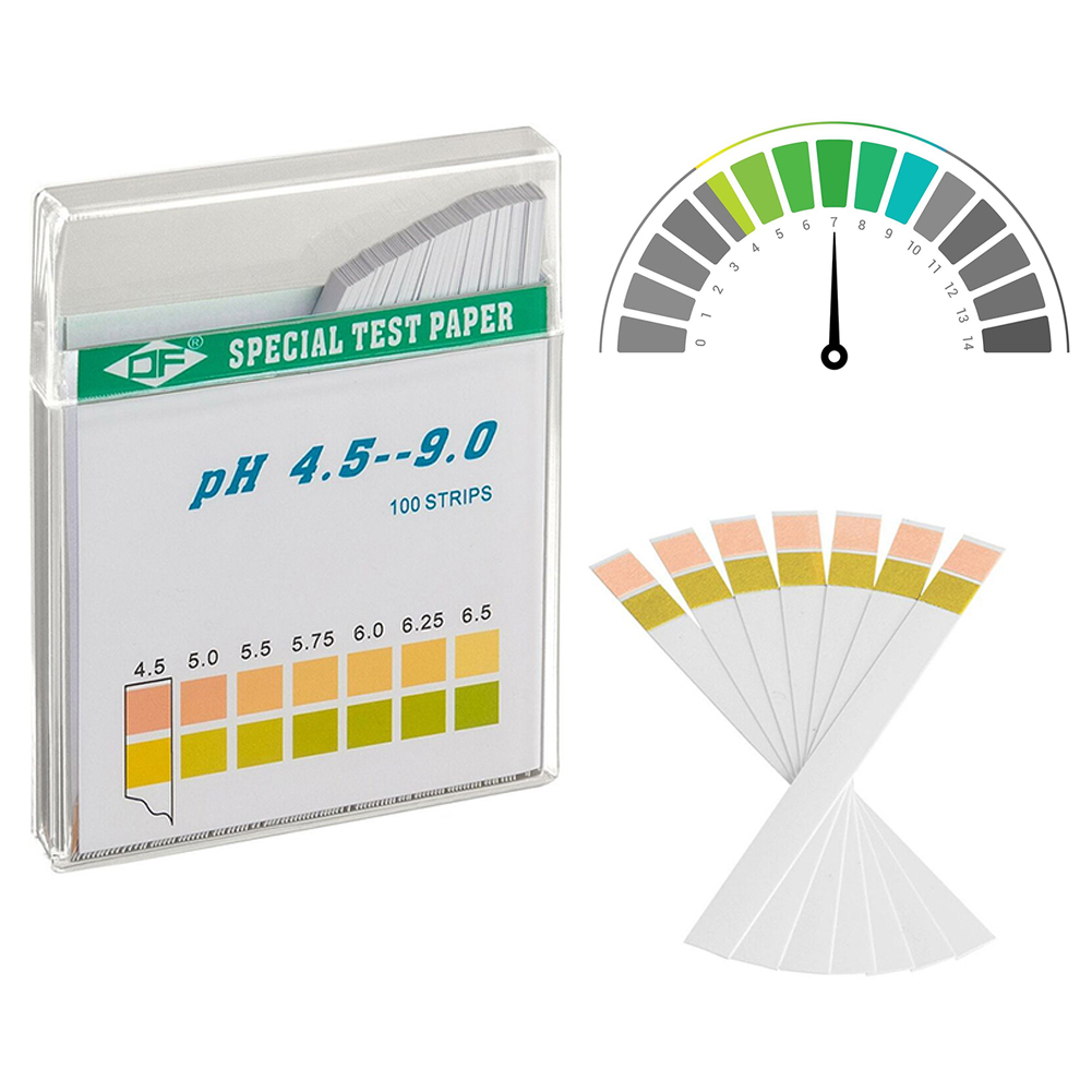 Water Testing Kit - 100 Buah Kit Strip Kertas PH