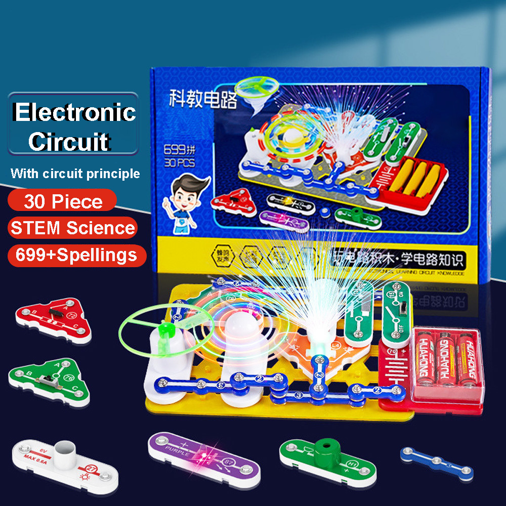 Circuit Snap Kit - Perlengkapan Eksperimen Sains untuk Anak-anak Alat