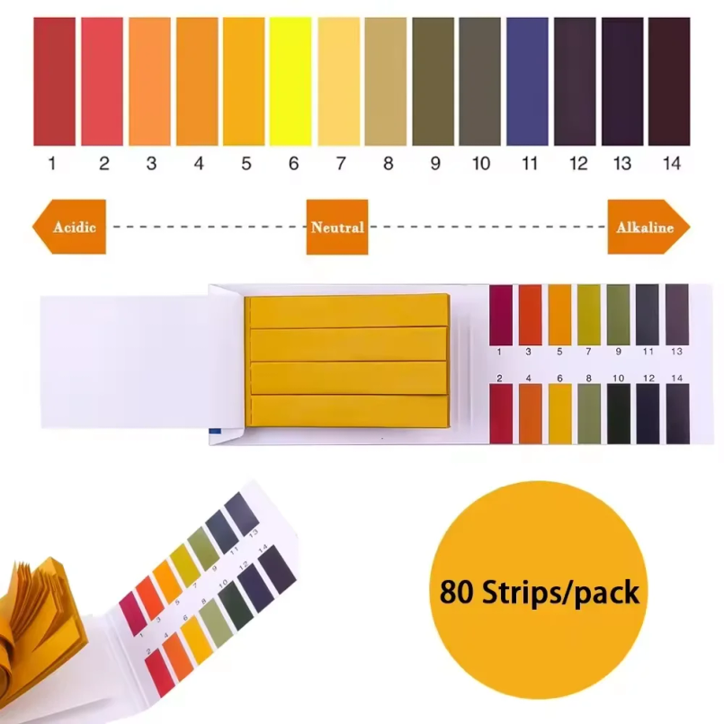 80 Strip/pak Strip Uji PH Mete - Water Testing Kit ulasan dan harga