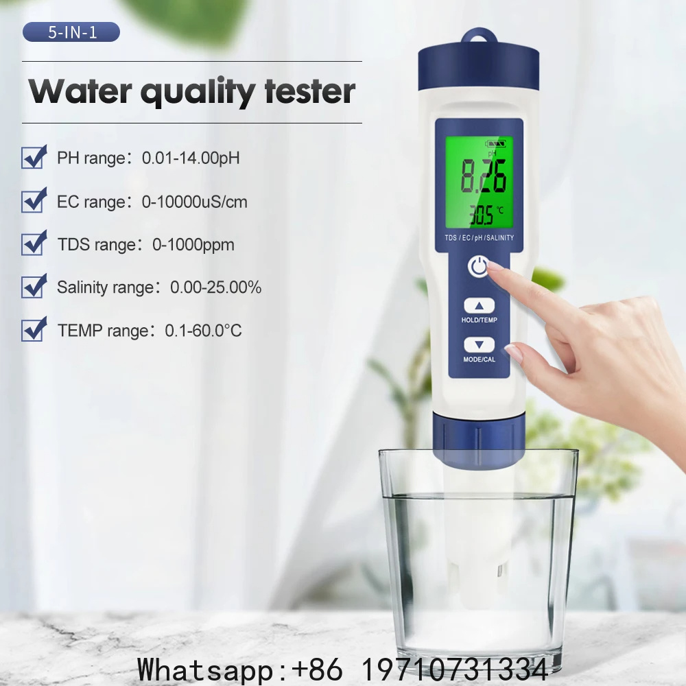 5 Dalam 1 Alat Ukur PH Digital - Water Testing Kit ulasan dan harga