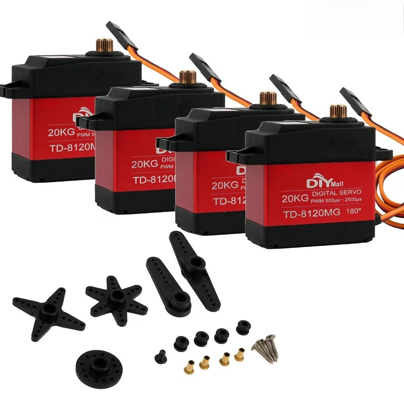 20KG TD-8120MG Motor Servo Dig - Robot Arm Motor ulasan dan harga