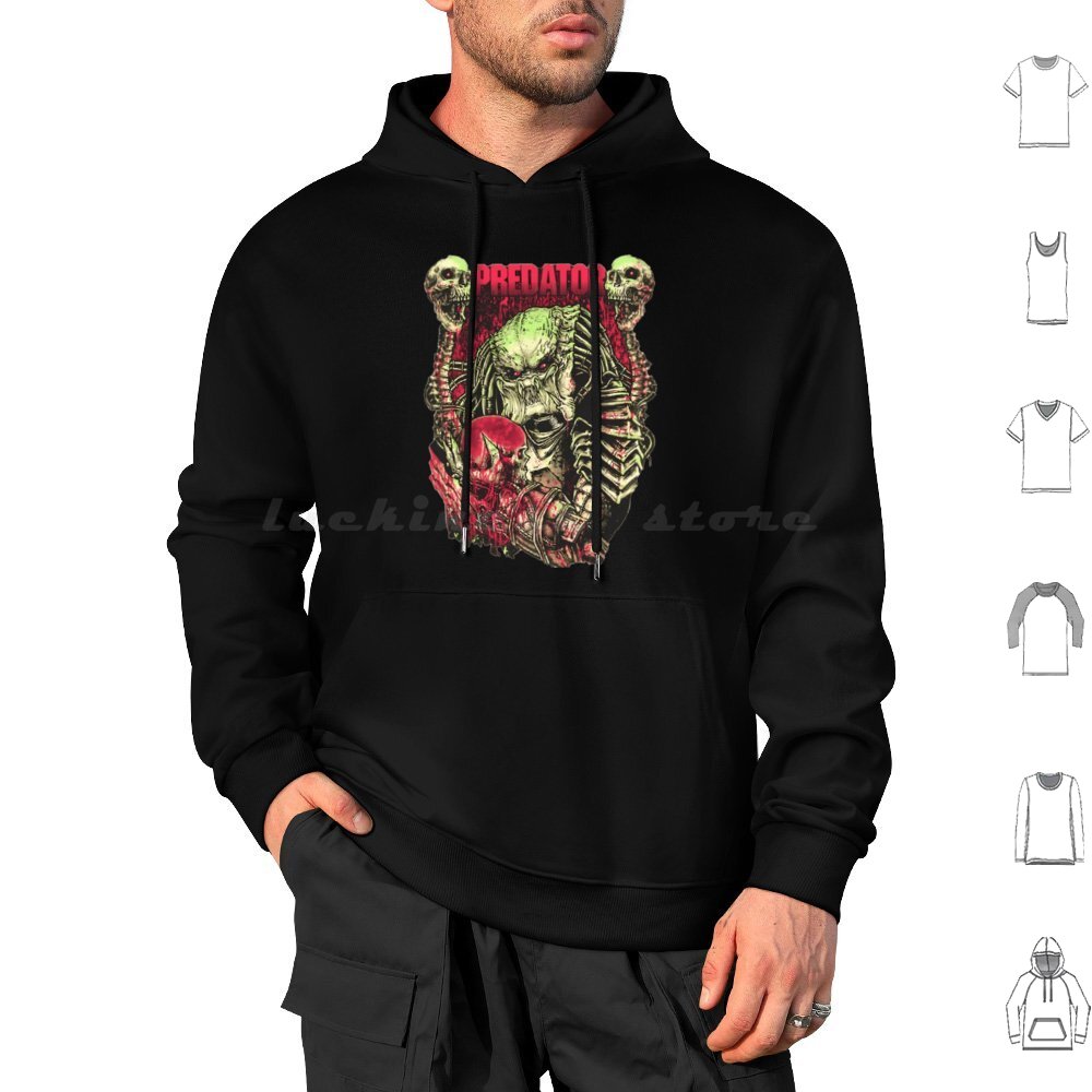 Hoodie Seni Katun Lengan Panja - Science Hunter ulasan dan harga
