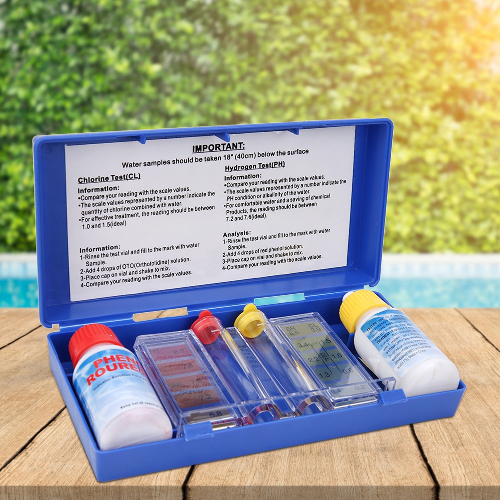 Kit Uji Kualitas Air Klorin PH - Water Testing Kit ulasan dan harga