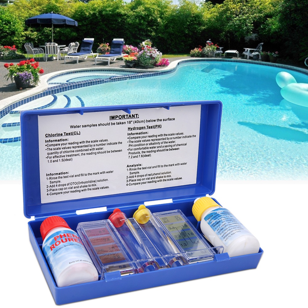 Kit Uji Kualitas Air Klorin PH - Water Testing Kit ulasan dan harga